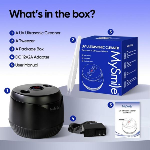 MySmile Ultrasonic Retainer & Jewelry Cleaning Pod for Home with Digital Timer #8