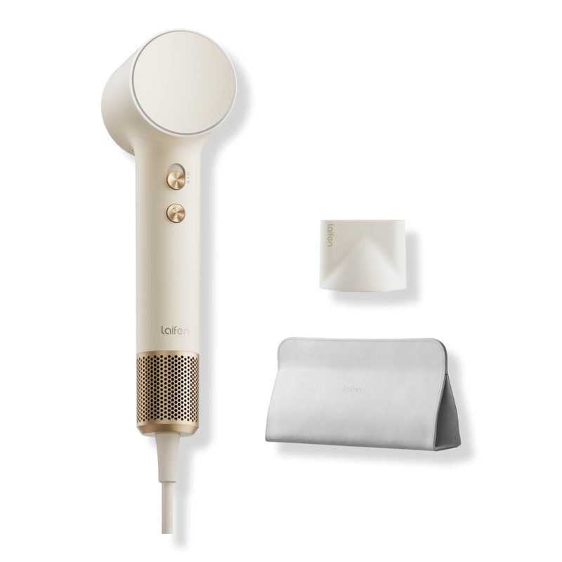 Laifen - White Mini High-Speed Hair Dryer + Bag + 1 Magnetic
