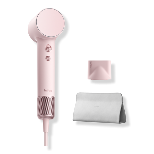 Laifen - Pink Mini High-Speed Hair Dryer + Bag + 1 Magnetic Nozzle