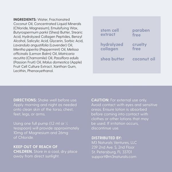 M3 Naturals Lavender & Chamomile Magnesium Lotion #2