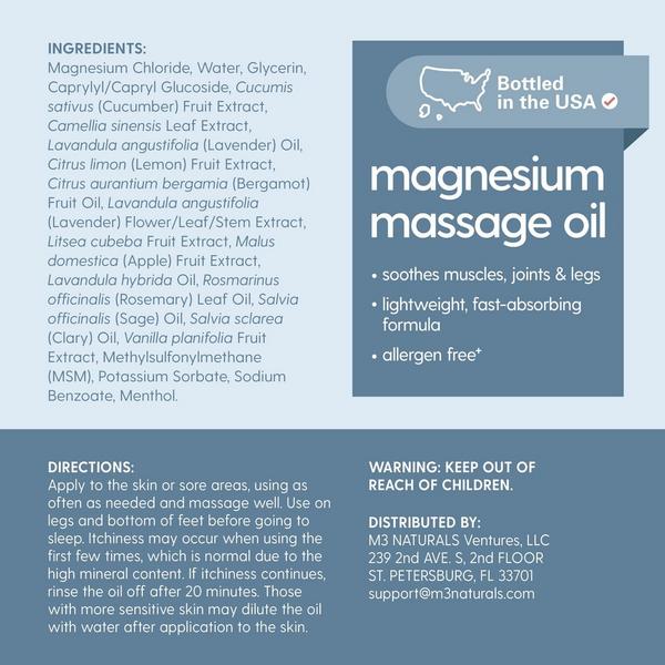 M3 Naturals Magnesium Massage Oil #2
