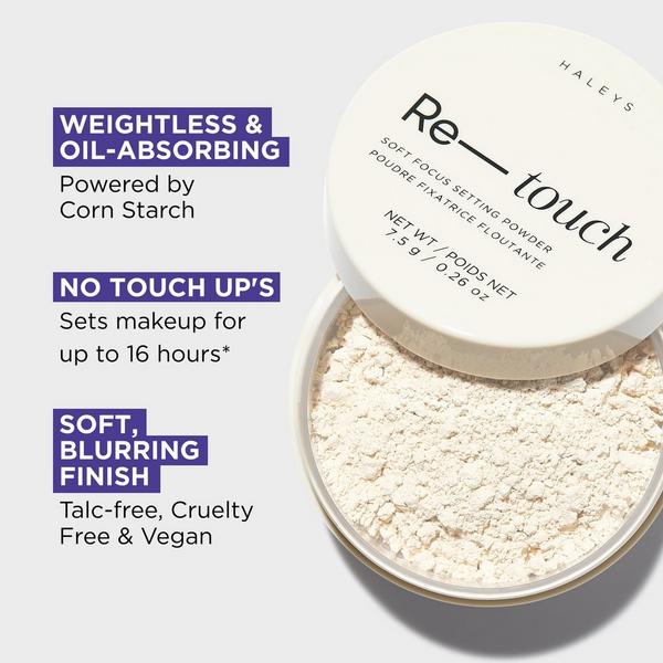 HALEYS Beauty Airbrushed Blurring Setting Powder Duo #3