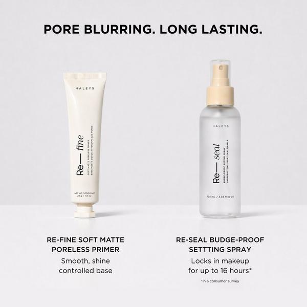 HALEYS Beauty Pore-Blurring Primer + Mattifying Setting Spray Duo #2