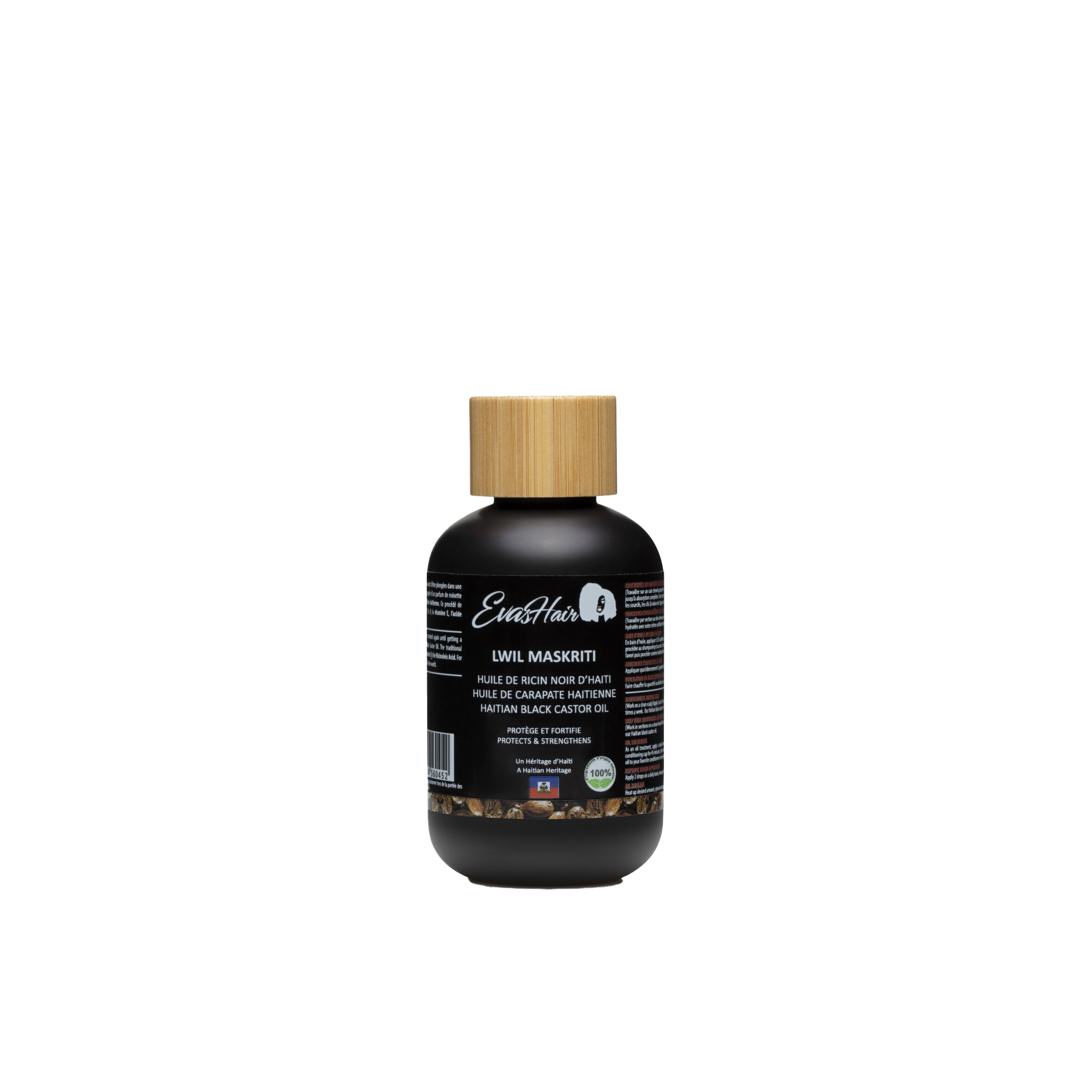 EvasHair Haitian Black Castor Oil #1