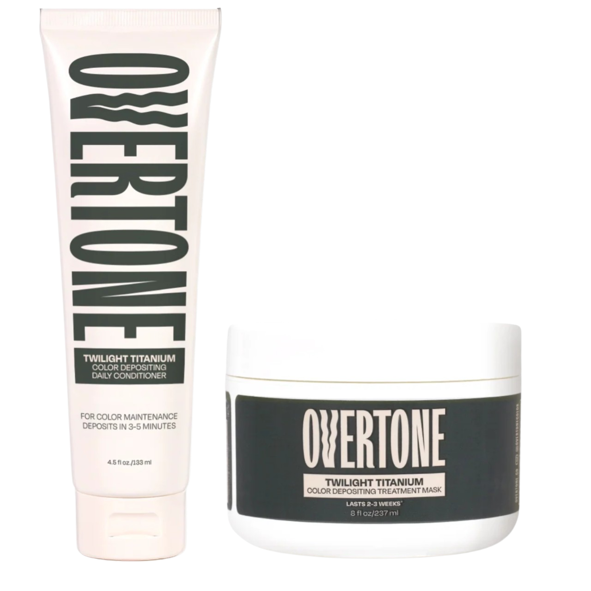 Overtone Healthy Color Duo Coloring Conditioner + Daily Conditioner Set #1