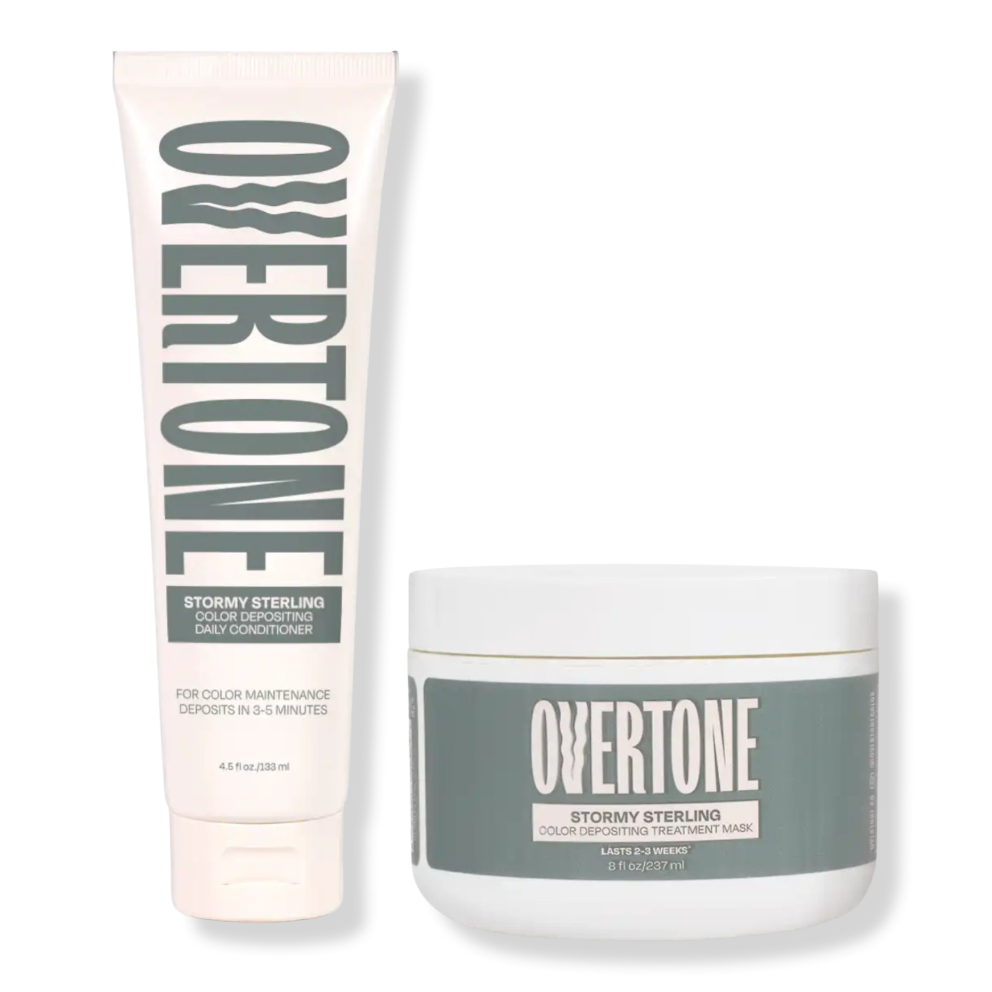 Overtone Healthy Color Duo Coloring Conditioner + Daily Conditioner Set #1
