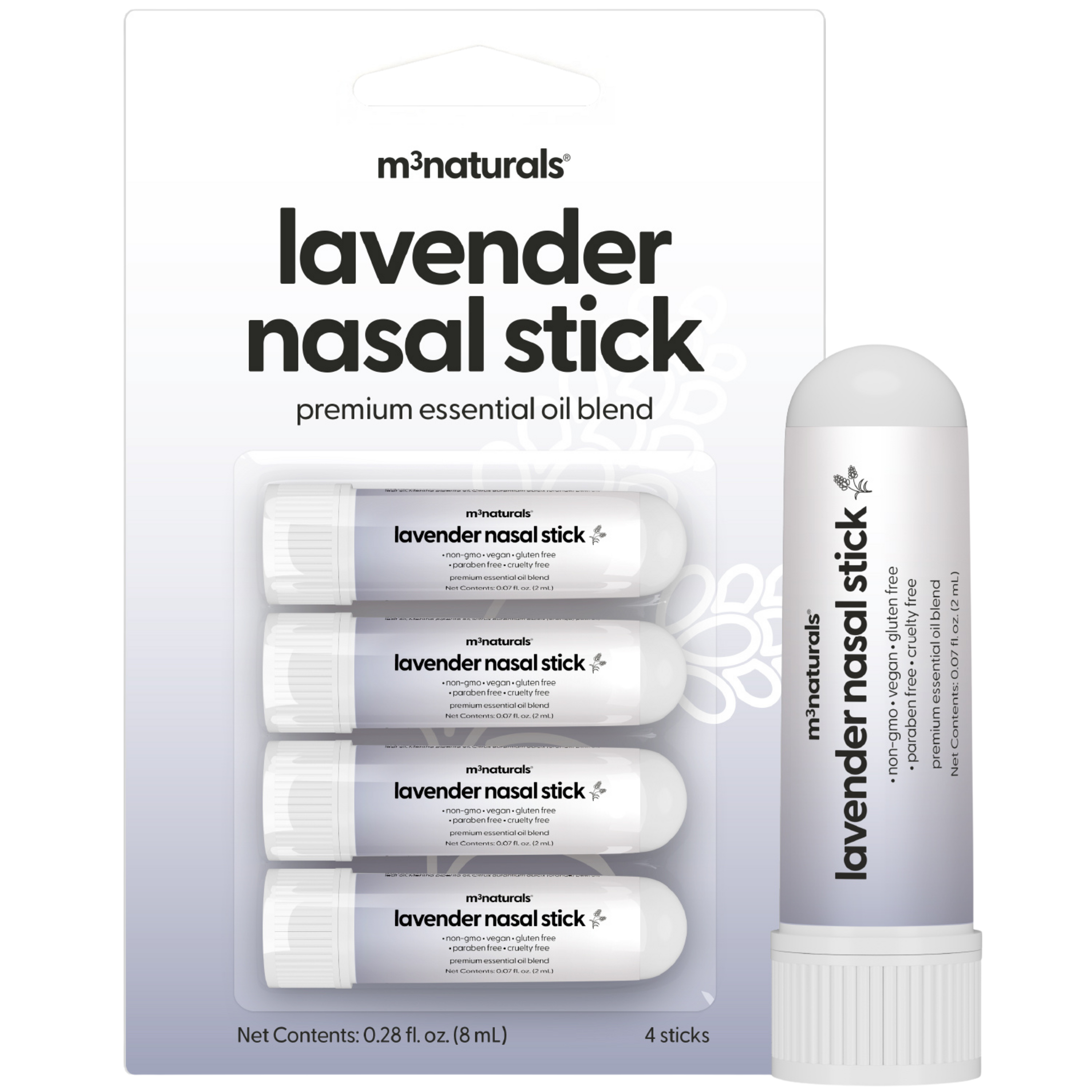 M3 Naturals Lavender Nasal Essential Oil Aromatherapy Inhaler #1