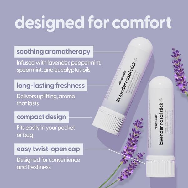 M3 Naturals Lavender Nasal Essential Oil Aromatherapy Inhaler #3