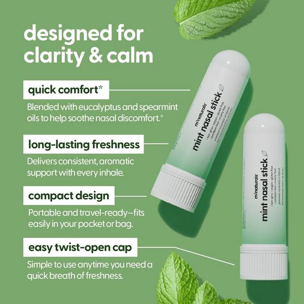 M3 Naturals Mint Nasal Essential Oil Aromatherapy Inhaler #3
