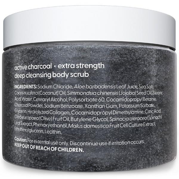 M3 Naturals Exfoliating Charcoal Body Scrub #8