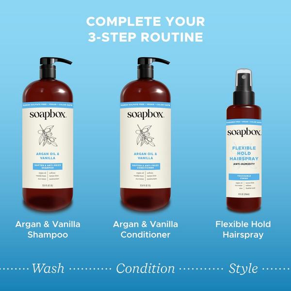 Soapbox Argan Oil & Vanilla Anti-Frizz Conditioner #5