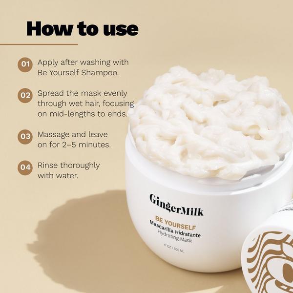 Ginger Milk Hydrating Mask Curly Hair Collection Be Yourself #5