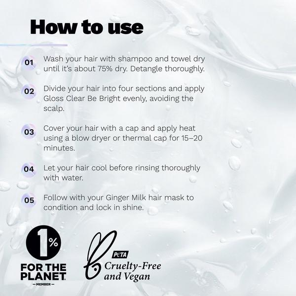 Ginger Milk Gloss Clear Shine & Color Enhancing Treatment with Hyaluronic Acid & Keratin #4
