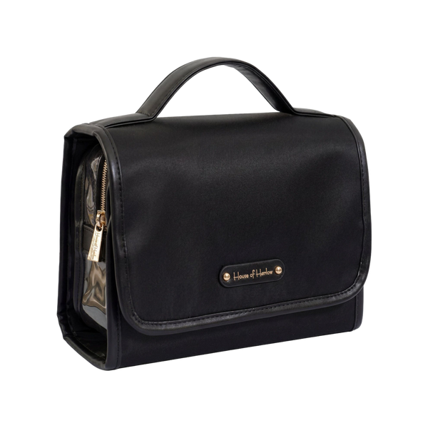 House of Harlow 1960 The Twill Nylon Multi-Compartment Hanging Toiletry Case #1