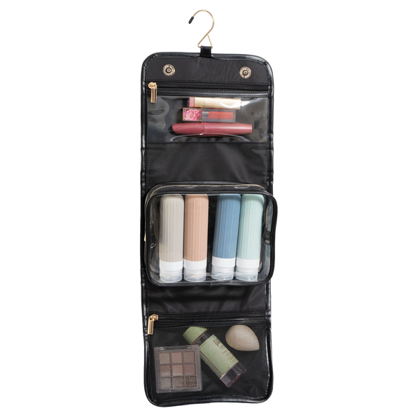 House of Harlow 1960 The Twill Nylon Multi-Compartment Hanging Toiletry Case #2
