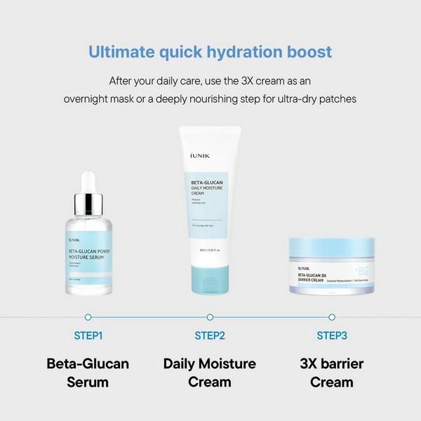 iUNIK Beta-Glucan Daily Moisture Cream Set #6