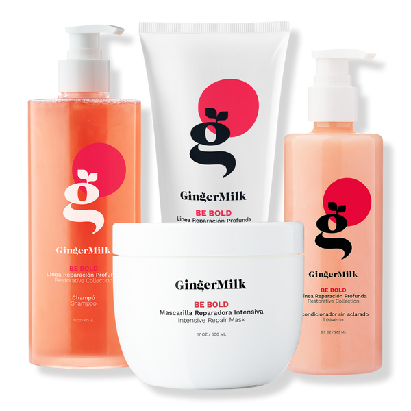 Ginger Milk Intensive Hair Repair Kit for Damaged Hair with Argan Oil & Biotin, 4-Piece #1