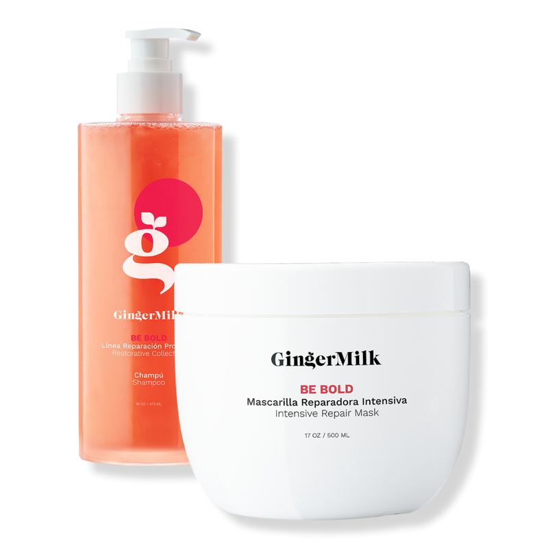 Ginger Milk - Intensive Repair Shampoo & Hair Mask Duo for Damaged