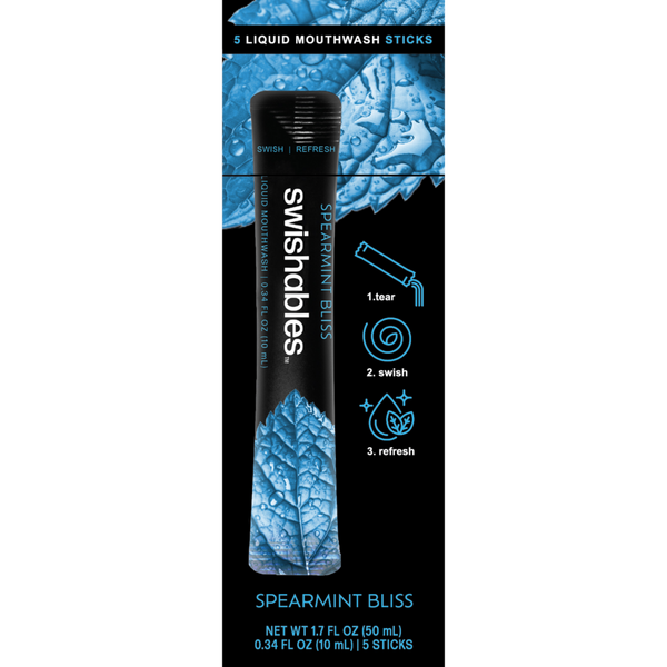 Swishables Spearmint Bliss Liquid Mouthwash #2