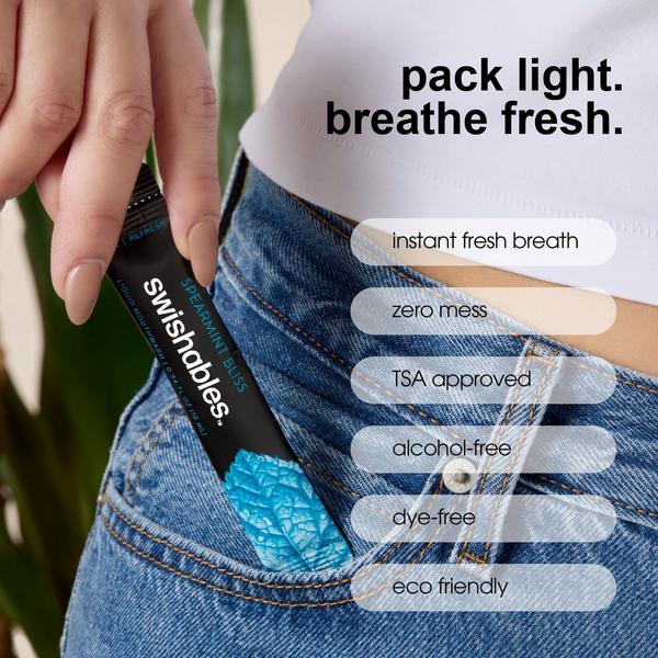 Swishables Spearmint Bliss Liquid Mouthwash #3