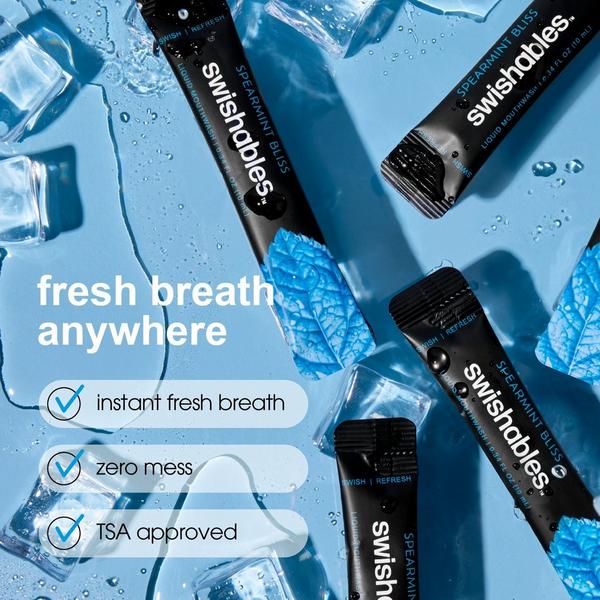 Swishables Spearmint Bliss Liquid Mouthwash #4
