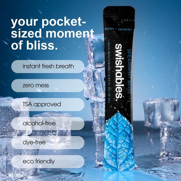Swishables Spearmint Bliss Liquid Mouthwash #5