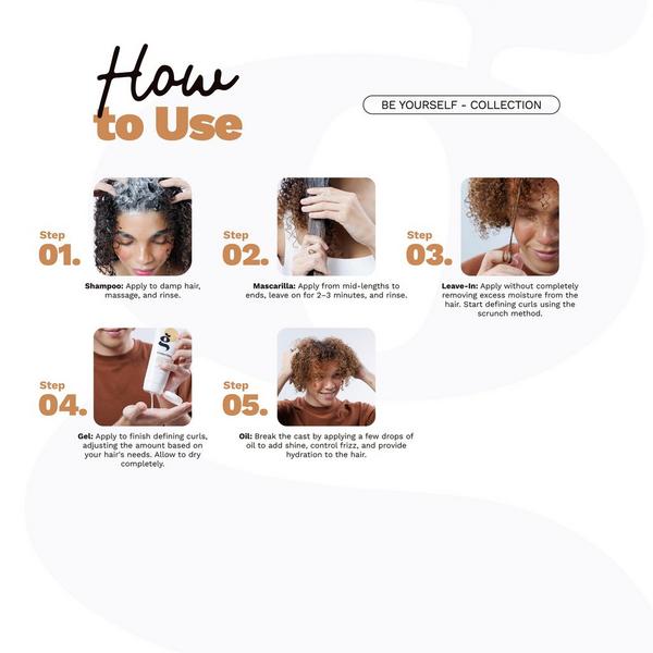 Ginger Milk Curly Hair Care Set for Curly, Wavy & Coily Hair with Argan Oil & Shea Butter, 5-Piece #4