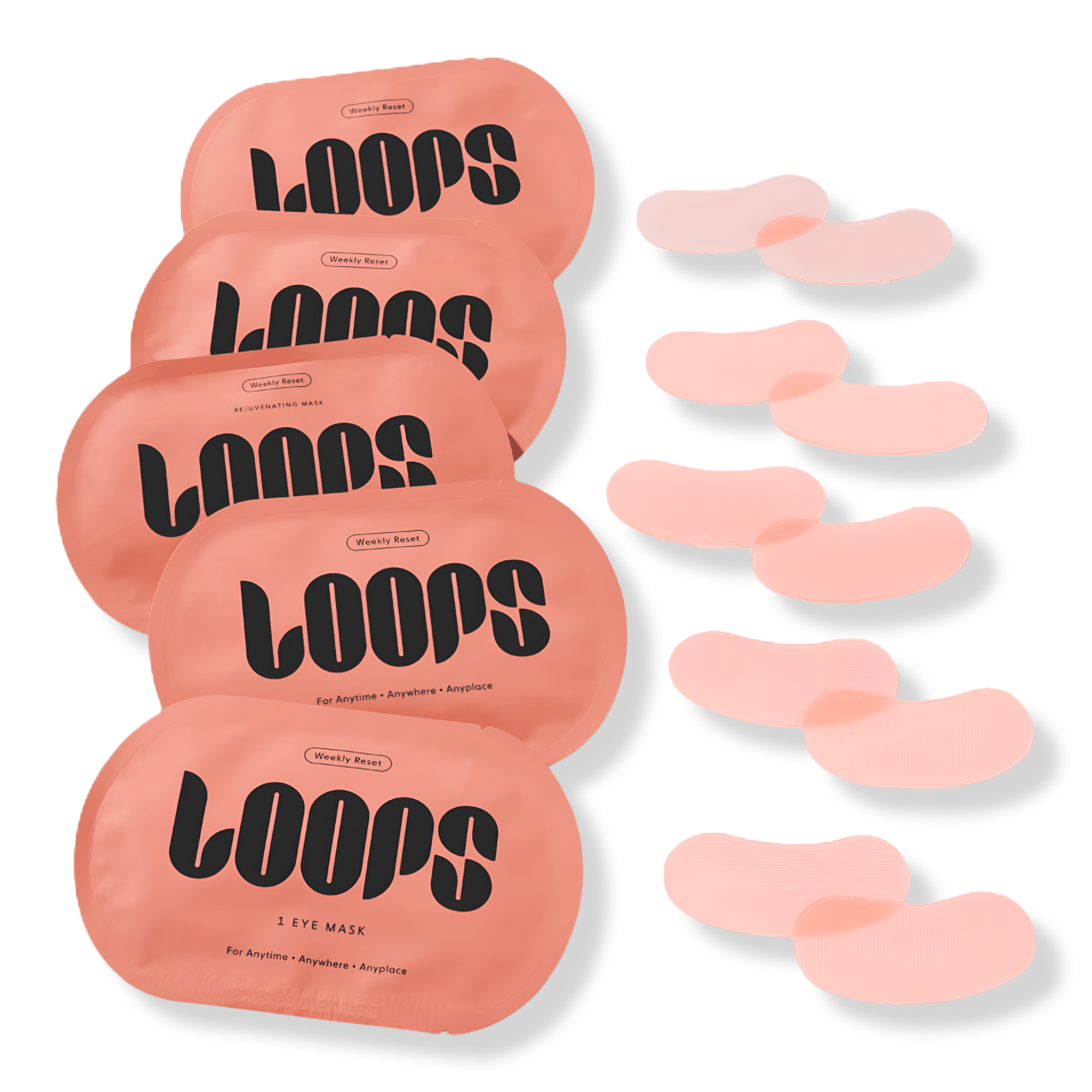 LOOPS Weekly Reset Rejuvenating Hydrogel Eye Mask - Set of 5 #1