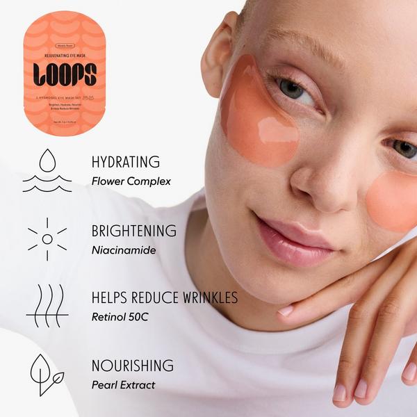 LOOPS Weekly Reset Rejuvenating Hydrogel Eye Mask - Set of 5 #5