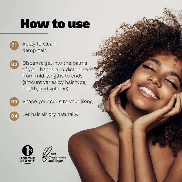 Ginger Milk Curl Defining Gel for Wavy, Curly & Coily Hair with Flaxseed & Aloe #4