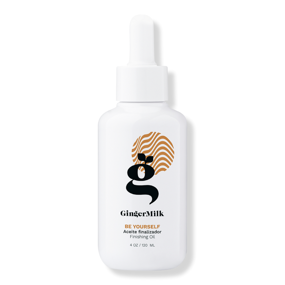 Ginger Milk Curl Finishing Oil for Wavy, Curly & Coily Hair with Argan Oil & Castor Oil