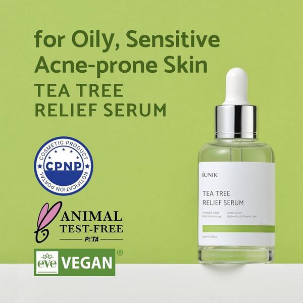 iUNIK Tea Tree Relief Serum Set #3