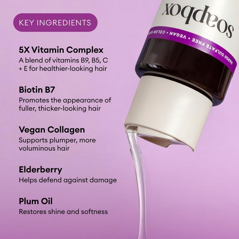 Soapbox - 33.8 oz Biotin & Superfruit Volumizing Haircare Set