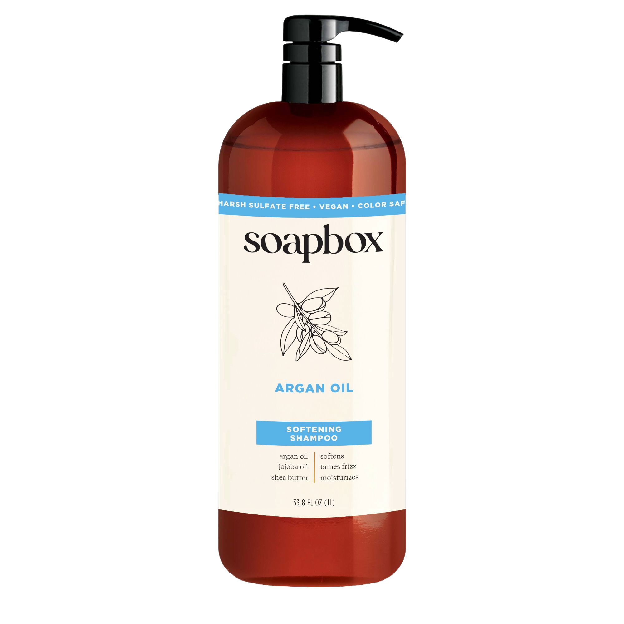 Soapbox Argan Oil & Vanilla Anti-Frizz Shampoo #1