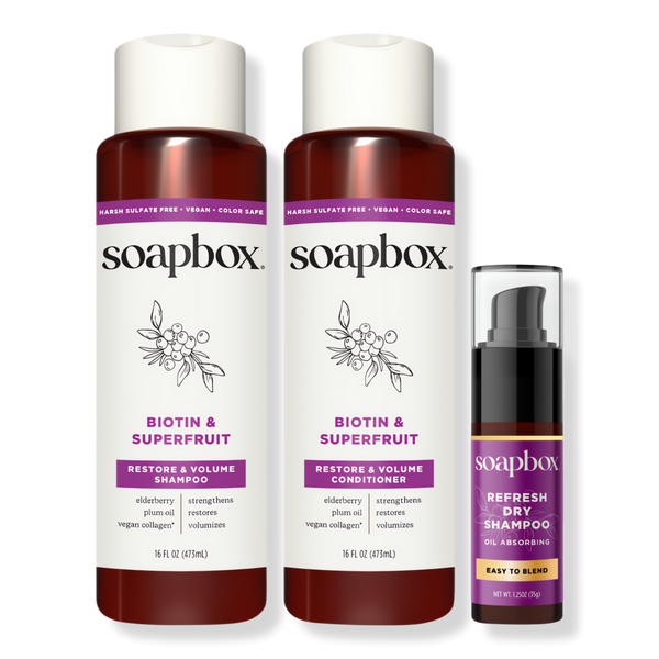 Soapbox Biotin & Superfruit Volumizing Haircare Set #1