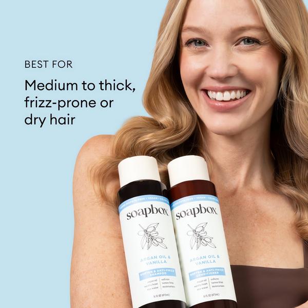Soapbox Argan Oil & Vanilla Anti-Frizz Haircare Bundle #4