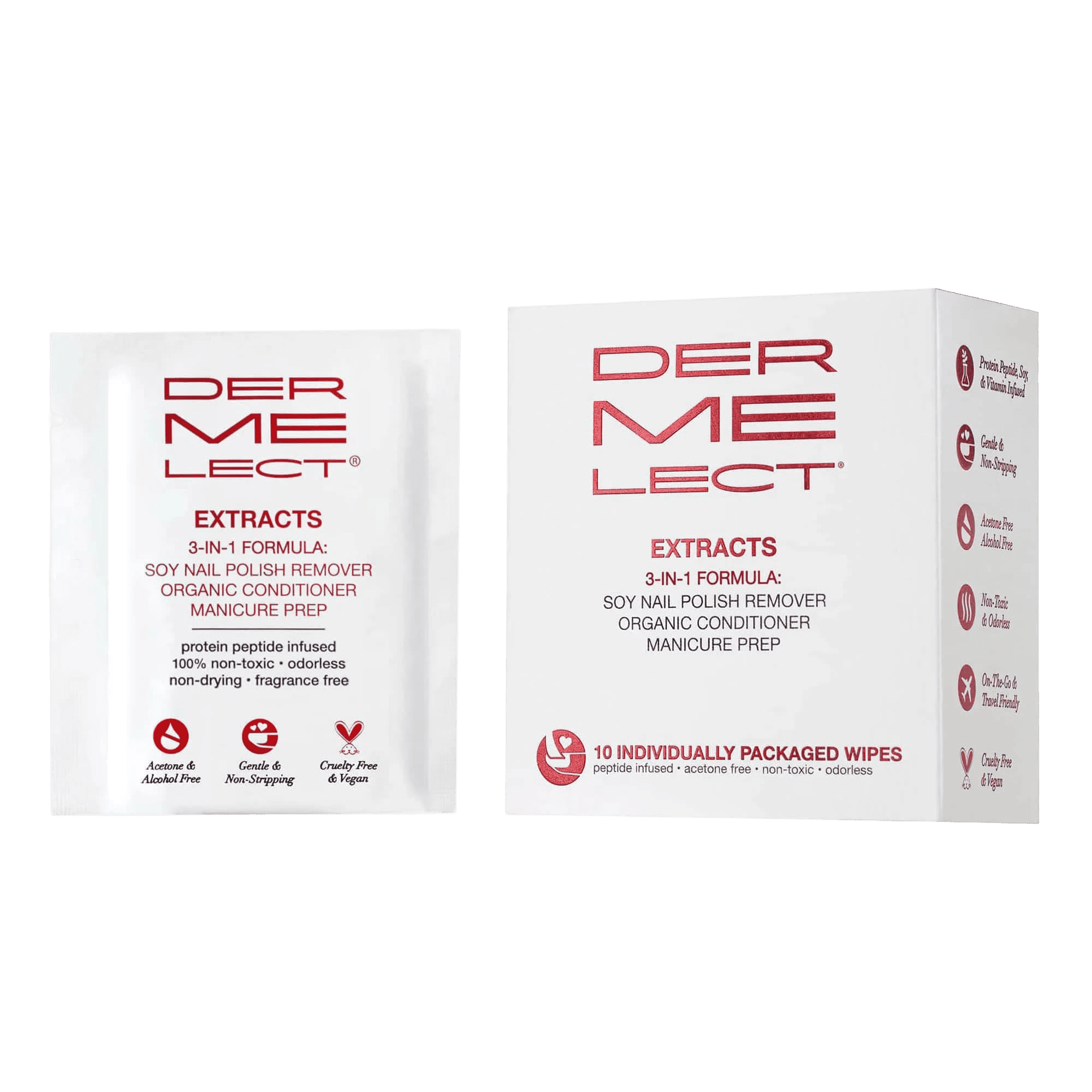 Dermelect Extracts 3-In-1 Soy Nail Polish Remover #1