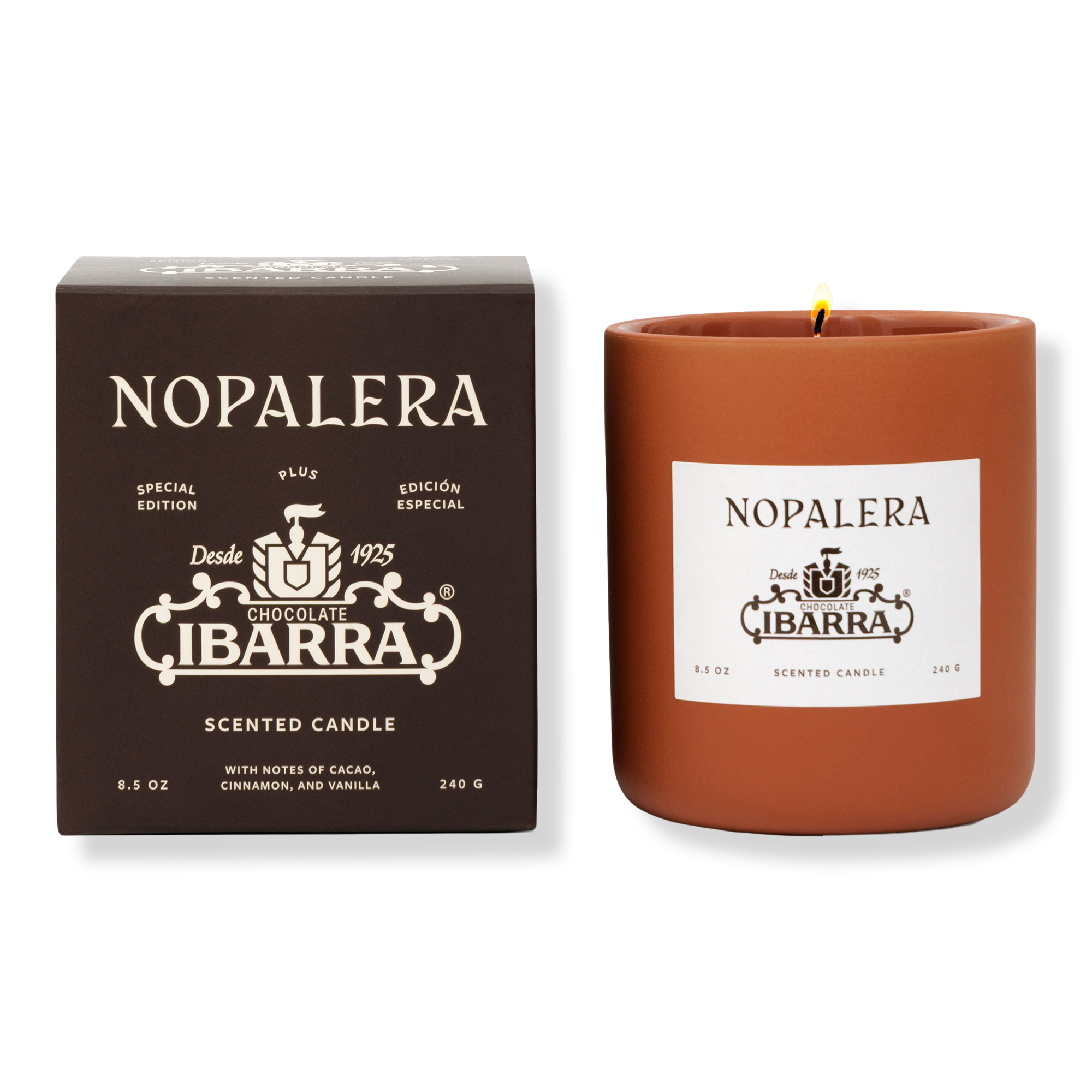 Nopalera Ibarra Chocolate Candle #1