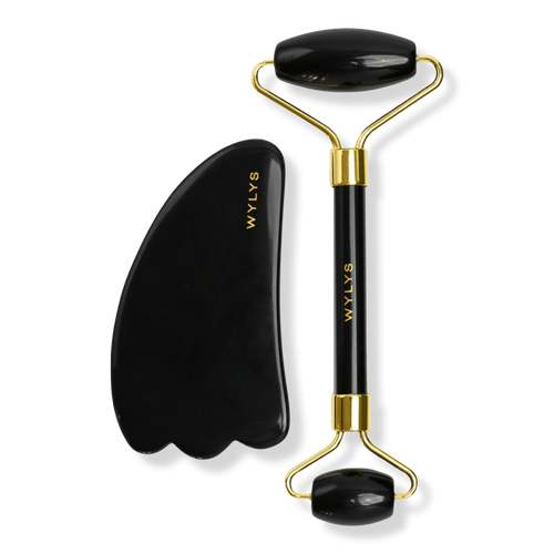 WYLYS - Black Obsidian Gua Sha + Face Roller Set | Ulta Beauty