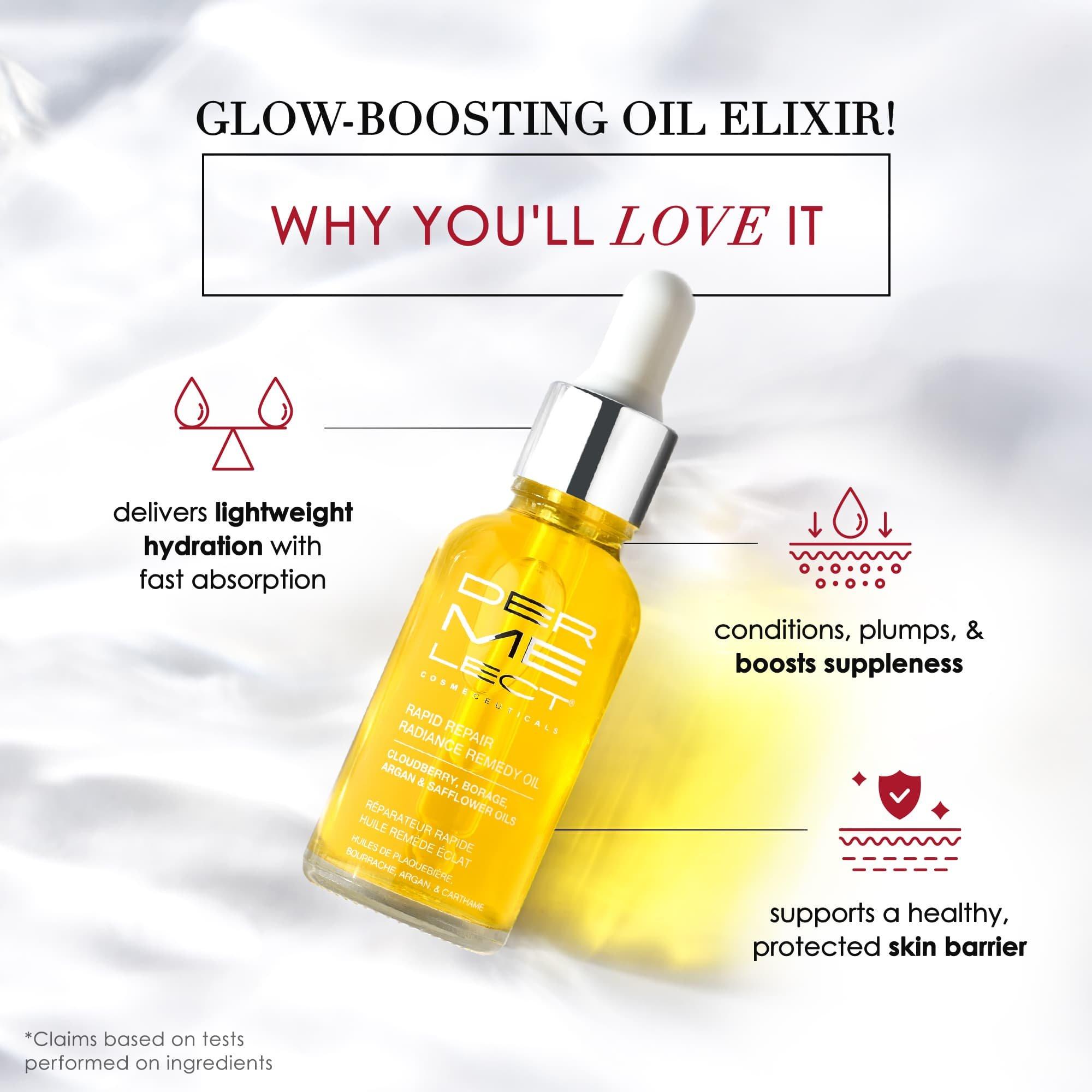 Масло для сияния кожи Dermelect Rapid Repair Radiance Remedy — фото 3