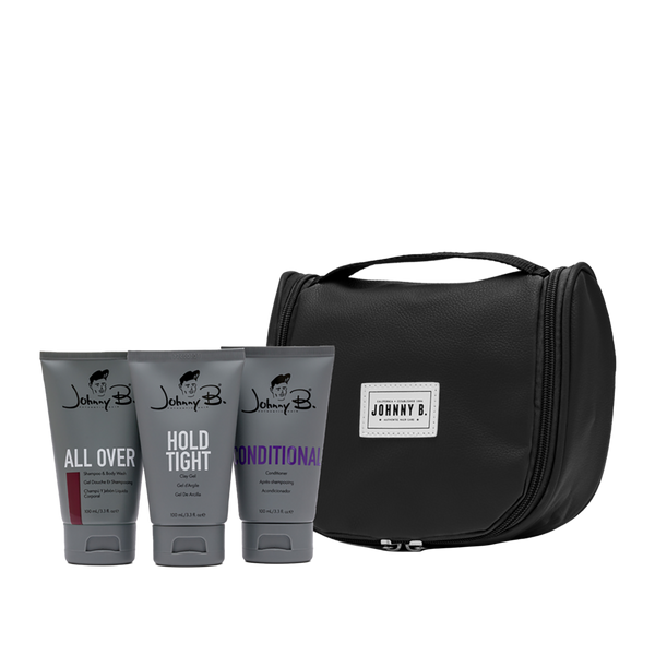 Johnny B. Hair Care Hair Overnight Toiletry Bag Set #1