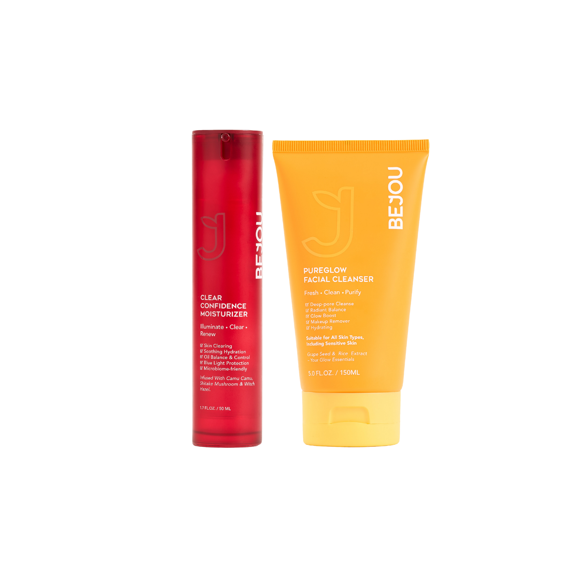Bejou Clear Confidence Moisturizer + Pureglow Facial Cleanser #1