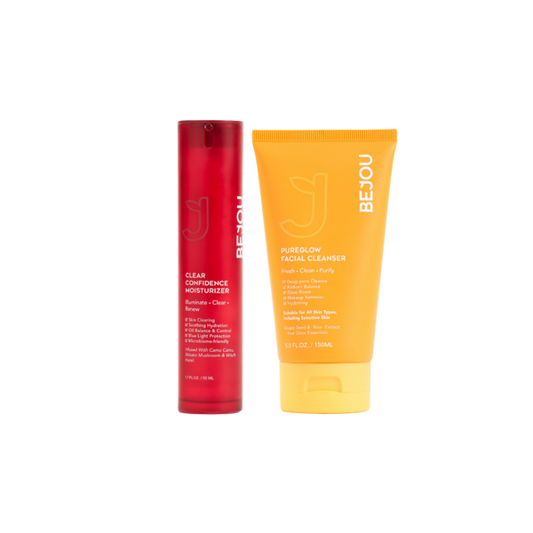 Bejou Clear Confidence Moisturizer + Pureglow Facial Cleanser #1