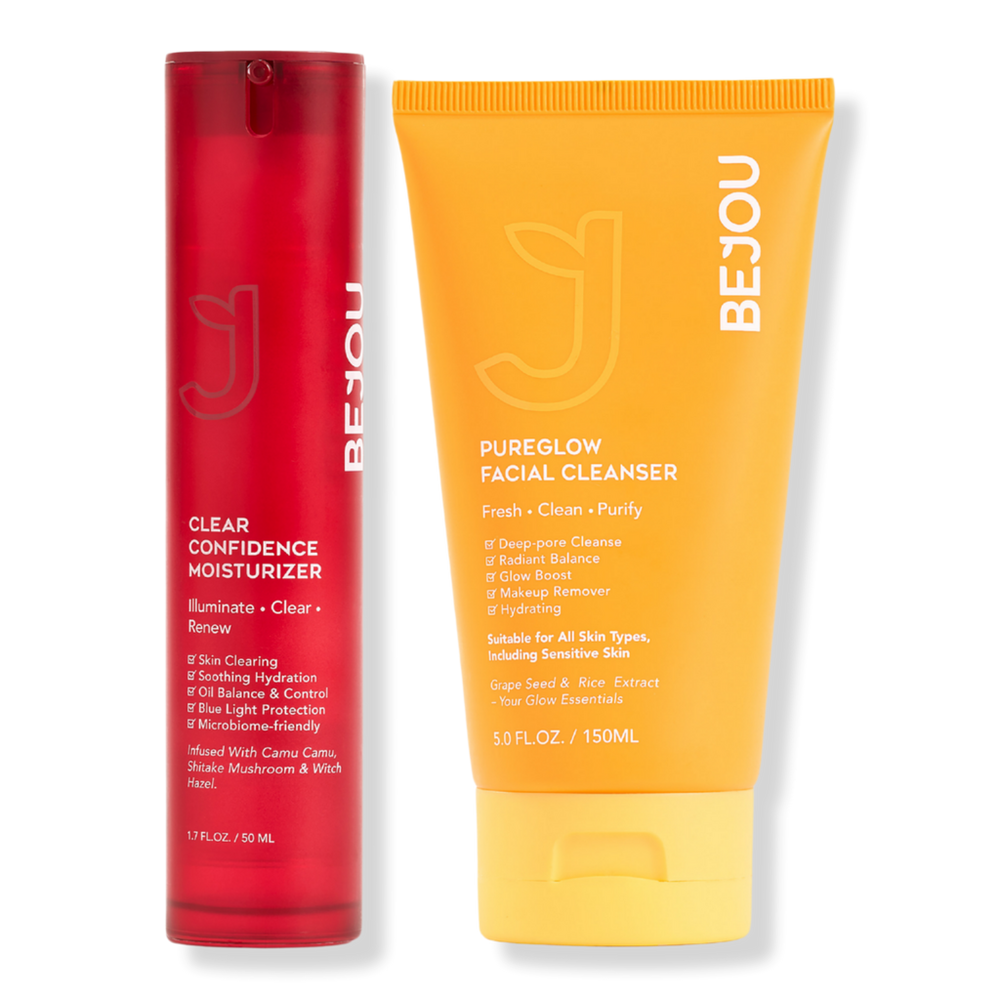 Bejou Clear Confidence Moisturizer + Pureglow Facial Cleanser