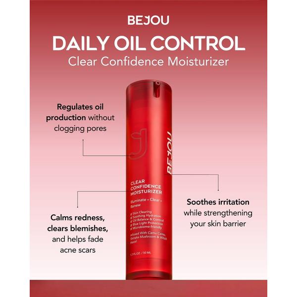 Bejou Clear Confidence Moisturizer + Pureglow Facial Cleanser #3