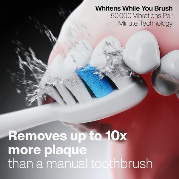 AquaSonic Elite Rechargeable Electric Toothbrush with 8 Brush Heads & Travel Case #3
