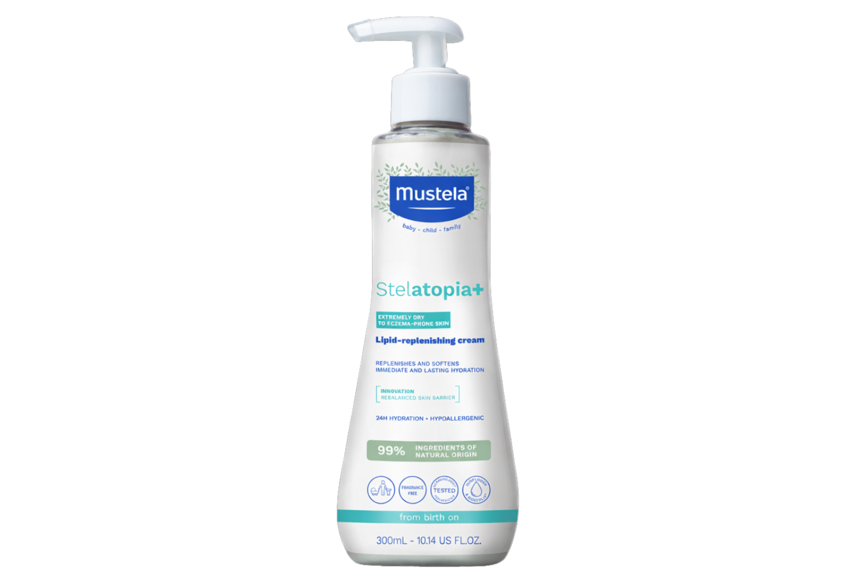 Mustela Stelatopia + Lipid-Replenishing Cream Pump #1