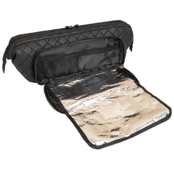 Joan & David Diamond Quilted Puffer Nylon Hair Tool Travel Bag #5