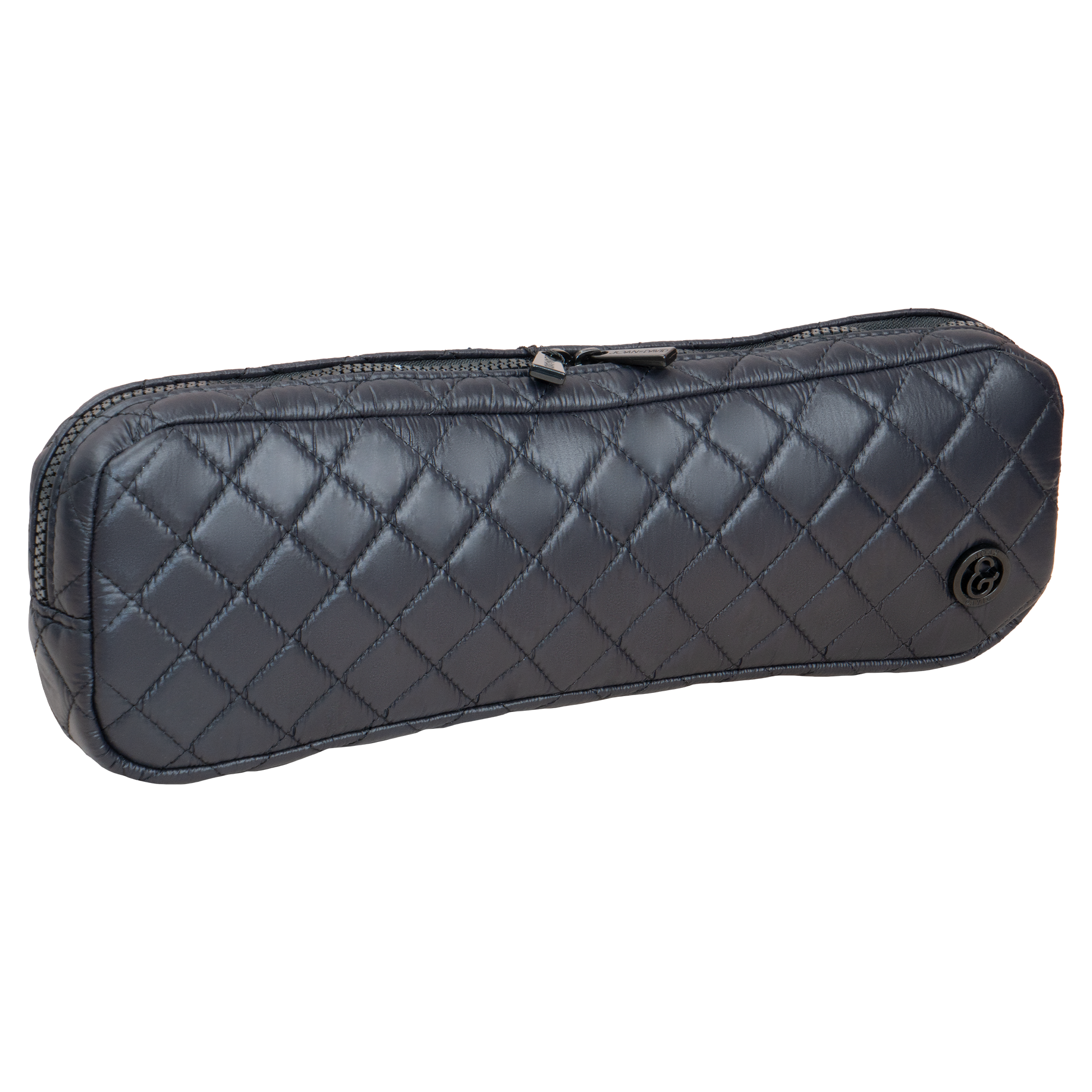 Joan & David Diamond Quilted Hair Tool Zippered Travel Case #1