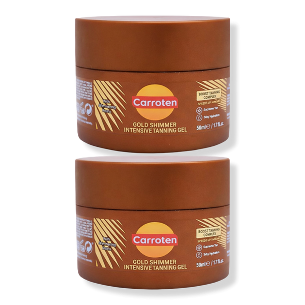 Carroten Gold Shimmer Intensive Tanning Gel Mini 2-Pack #1